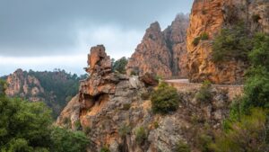 route dans les calanques de Piana